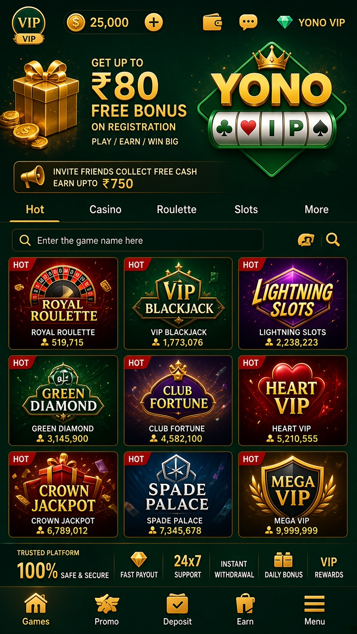Yono VIP app screenshot 2